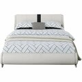 Templeton Carlton Bed White King Size - 88.5 x 81 x 33.5 in. TE2839260